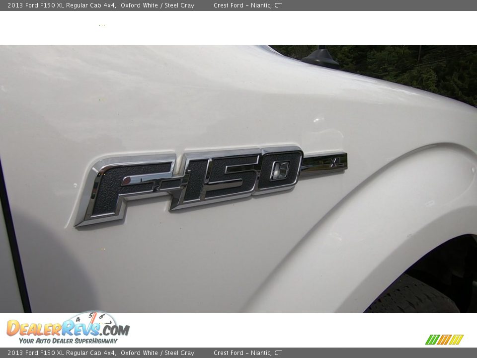 2013 Ford F150 XL Regular Cab 4x4 Oxford White / Steel Gray Photo #23