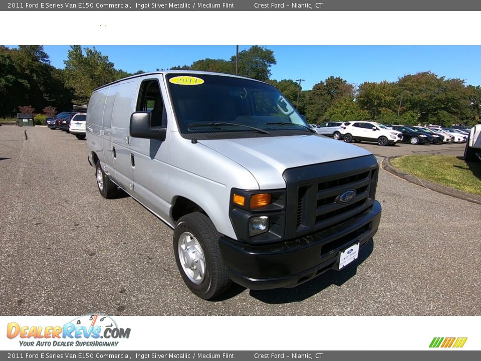 2011 Ford E Series Van E150 Commercial Ingot Silver Metallic / Medium Flint Photo #1