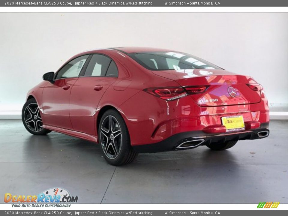 2020 Mercedes-Benz CLA 250 Coupe Jupiter Red / Black Dinamica w/Red stitching Photo #2