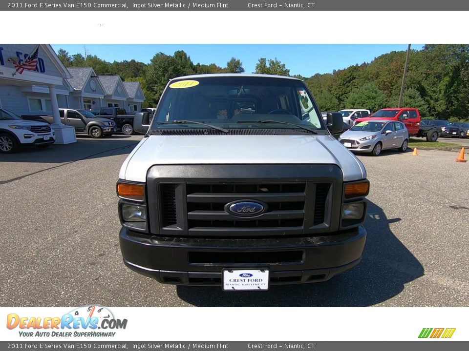 2011 Ford E Series Van E150 Commercial Ingot Silver Metallic / Medium Flint Photo #2
