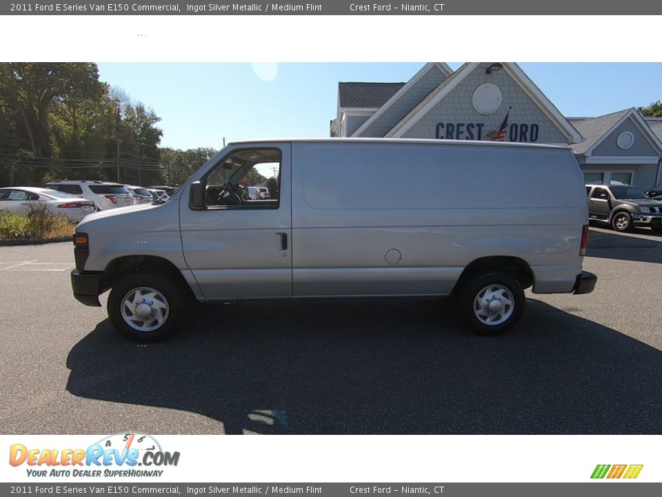 2011 Ford E Series Van E150 Commercial Ingot Silver Metallic / Medium Flint Photo #4