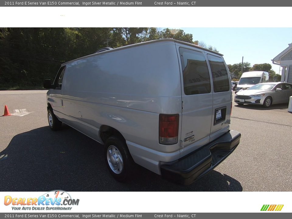 2011 Ford E Series Van E150 Commercial Ingot Silver Metallic / Medium Flint Photo #5