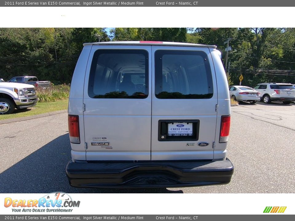 2011 Ford E Series Van E150 Commercial Ingot Silver Metallic / Medium Flint Photo #6