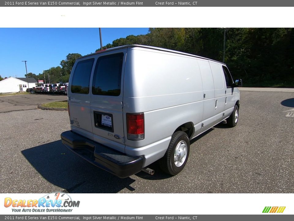 2011 Ford E Series Van E150 Commercial Ingot Silver Metallic / Medium Flint Photo #7