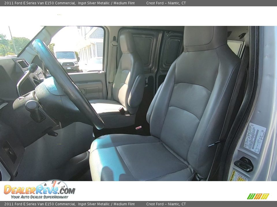 2011 Ford E Series Van E150 Commercial Ingot Silver Metallic / Medium Flint Photo #11