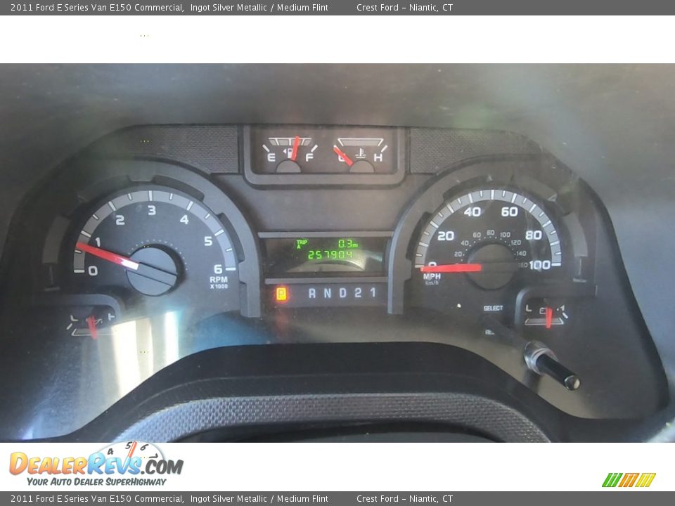 2011 Ford E Series Van E150 Commercial Ingot Silver Metallic / Medium Flint Photo #13