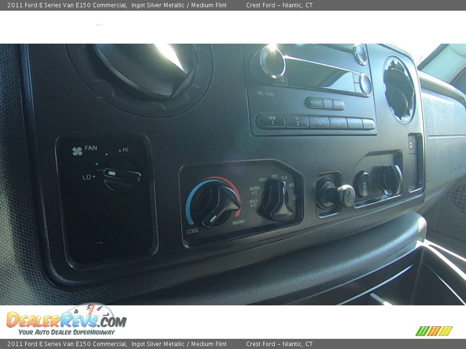 2011 Ford E Series Van E150 Commercial Ingot Silver Metallic / Medium Flint Photo #15