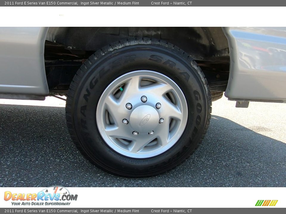 2011 Ford E Series Van E150 Commercial Ingot Silver Metallic / Medium Flint Photo #16