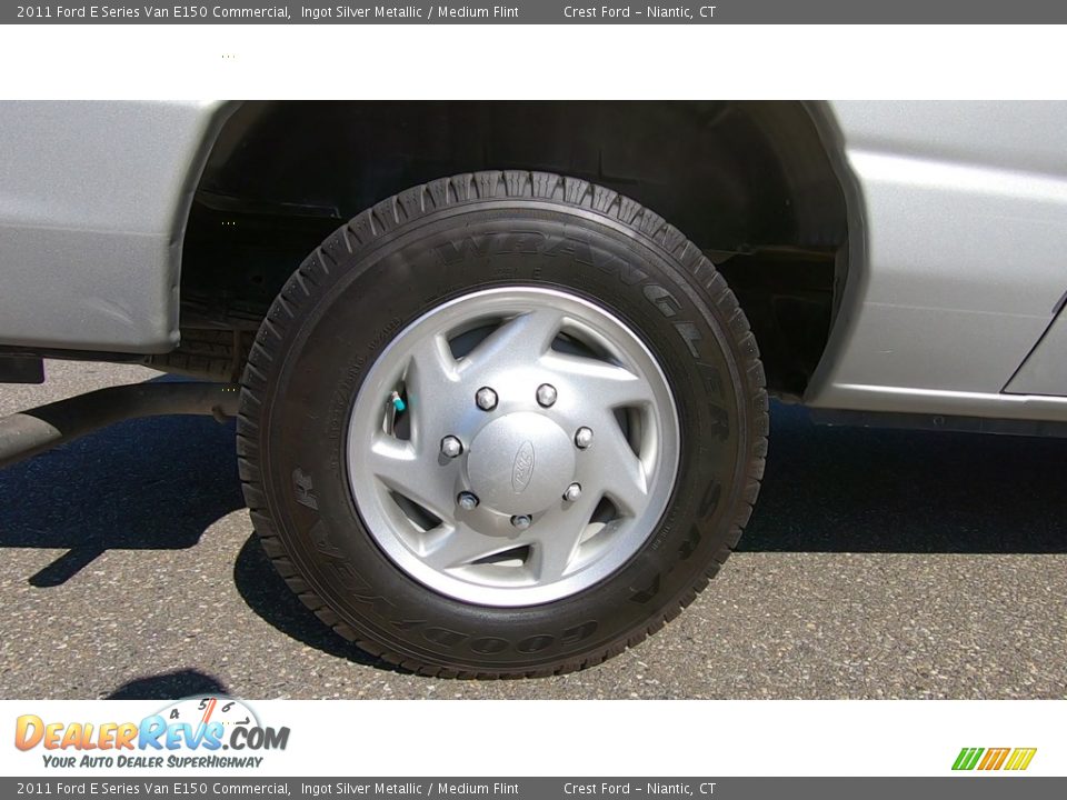 2011 Ford E Series Van E150 Commercial Ingot Silver Metallic / Medium Flint Photo #18