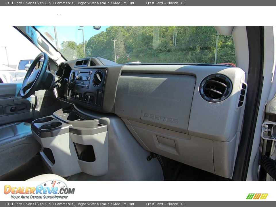 2011 Ford E Series Van E150 Commercial Ingot Silver Metallic / Medium Flint Photo #21