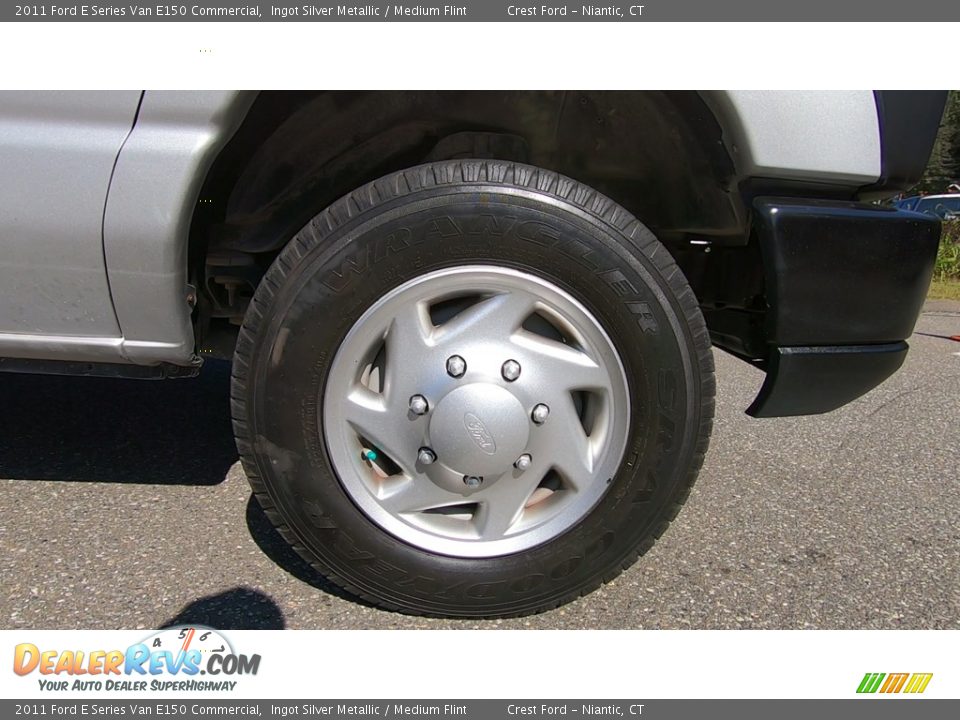 2011 Ford E Series Van E150 Commercial Ingot Silver Metallic / Medium Flint Photo #22