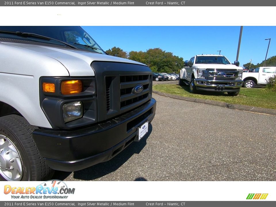 2011 Ford E Series Van E150 Commercial Ingot Silver Metallic / Medium Flint Photo #23