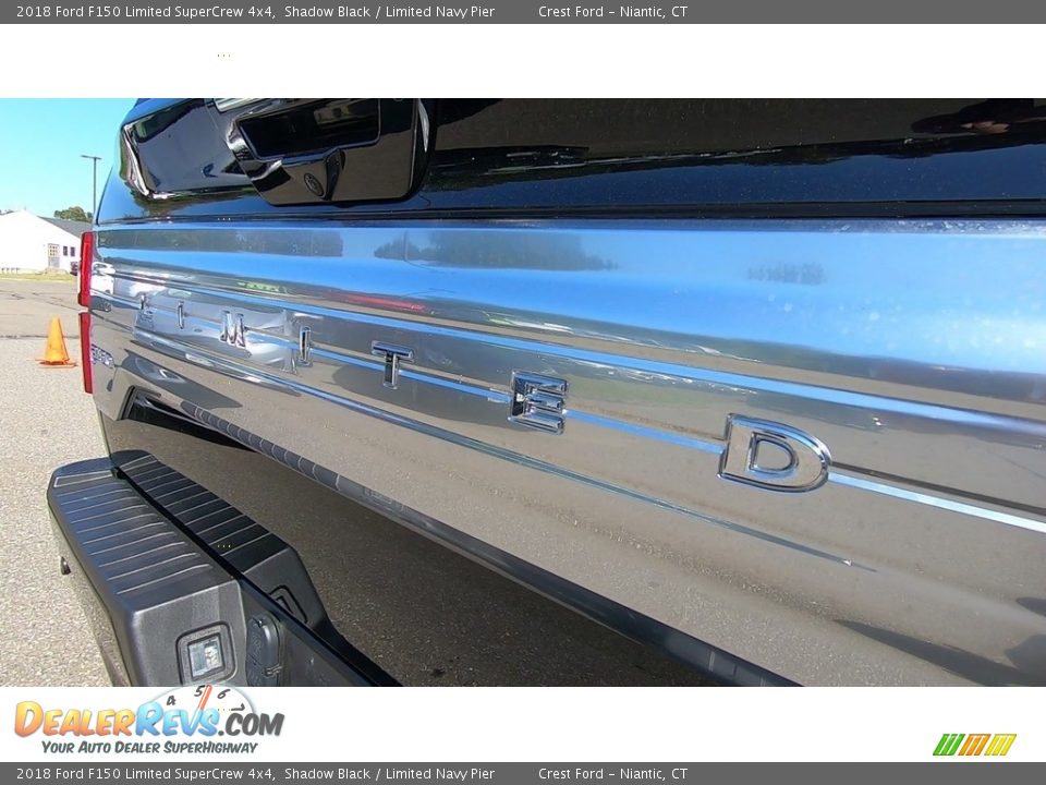 2018 Ford F150 Limited SuperCrew 4x4 Shadow Black / Limited Navy Pier Photo #9