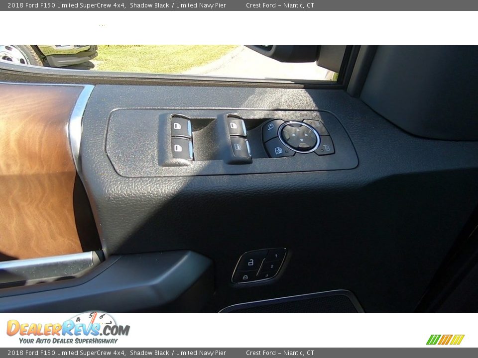 2018 Ford F150 Limited SuperCrew 4x4 Shadow Black / Limited Navy Pier Photo #12