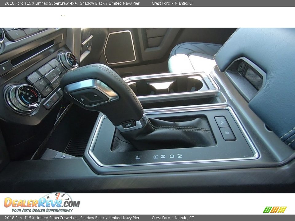 2018 Ford F150 Limited SuperCrew 4x4 Shadow Black / Limited Navy Pier Photo #17