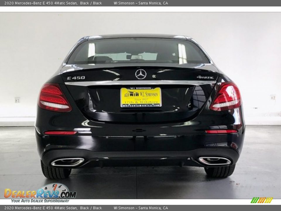 2020 Mercedes-Benz E 450 4Matic Sedan Black / Black Photo #3