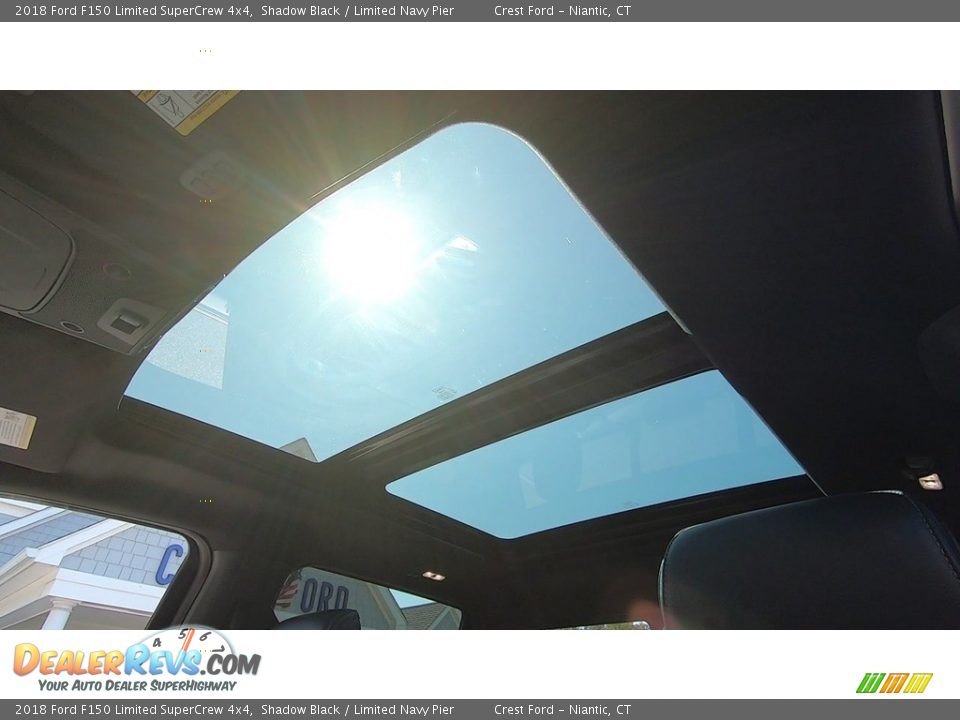 2018 Ford F150 Limited SuperCrew 4x4 Shadow Black / Limited Navy Pier Photo #19