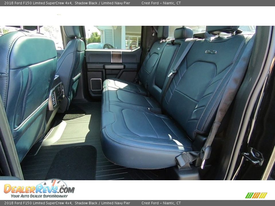 2018 Ford F150 Limited SuperCrew 4x4 Shadow Black / Limited Navy Pier Photo #20