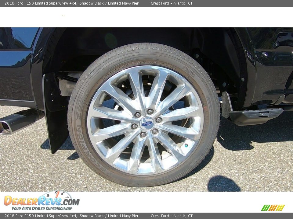 2018 Ford F150 Limited SuperCrew 4x4 Shadow Black / Limited Navy Pier Photo #23