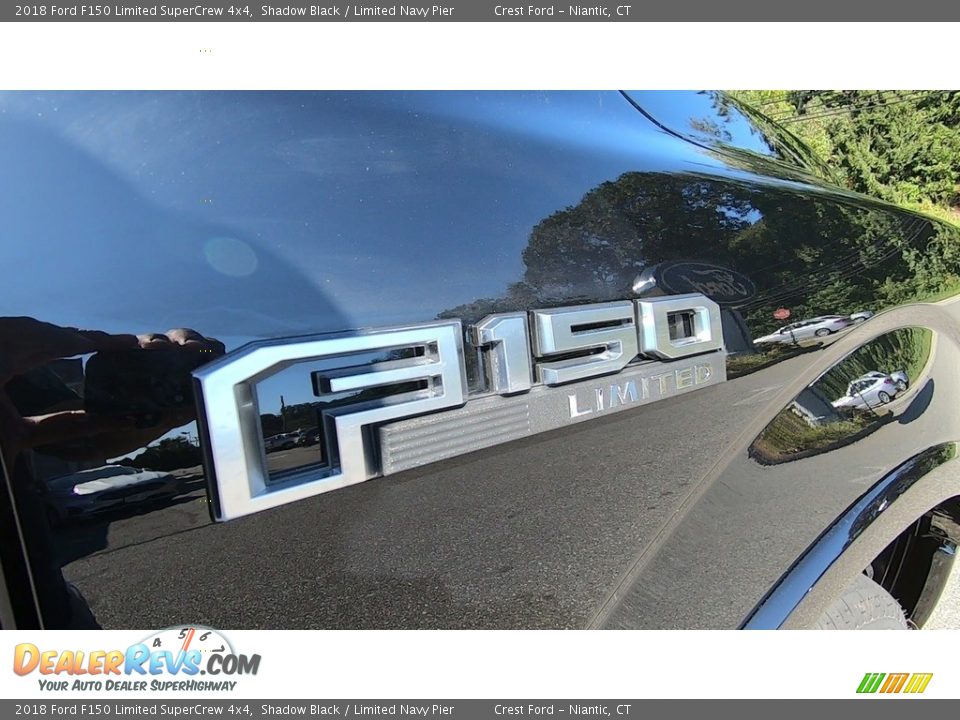 2018 Ford F150 Limited SuperCrew 4x4 Shadow Black / Limited Navy Pier Photo #27