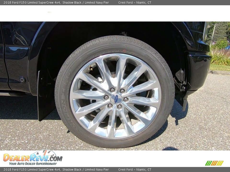 2018 Ford F150 Limited SuperCrew 4x4 Shadow Black / Limited Navy Pier Photo #28