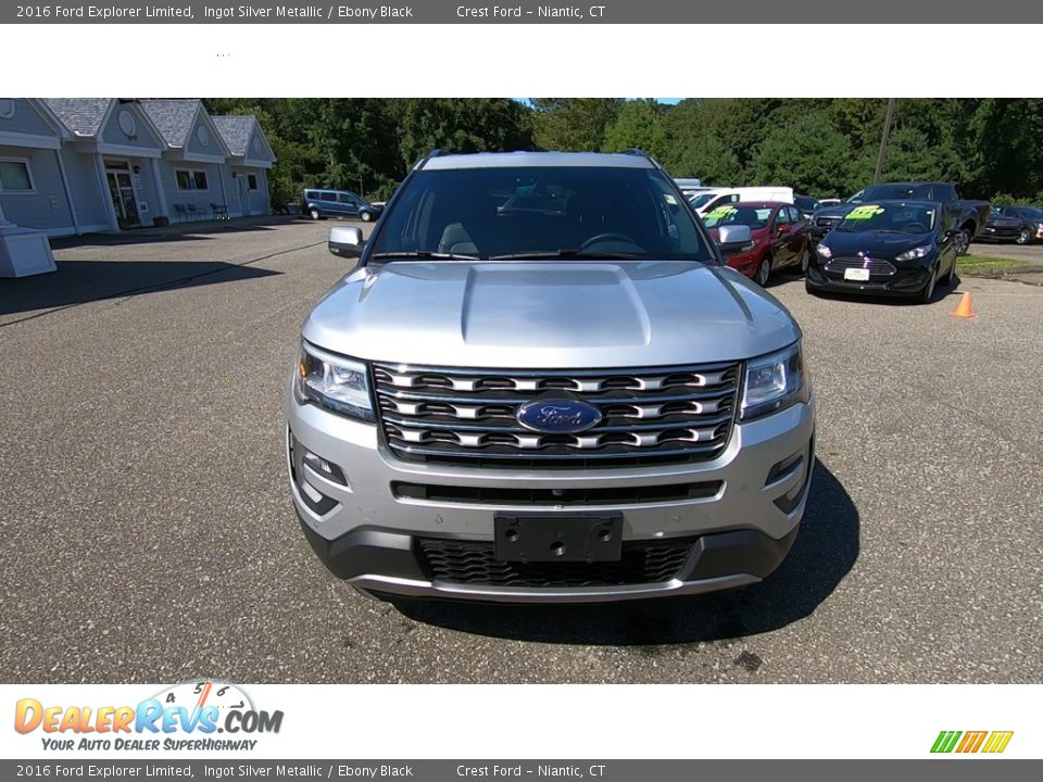 2016 Ford Explorer Limited Ingot Silver Metallic / Ebony Black Photo #2