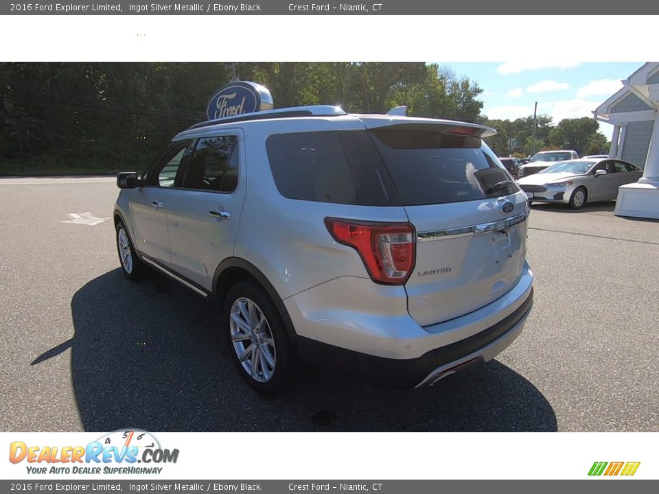 2016 Ford Explorer Limited Ingot Silver Metallic / Ebony Black Photo #5