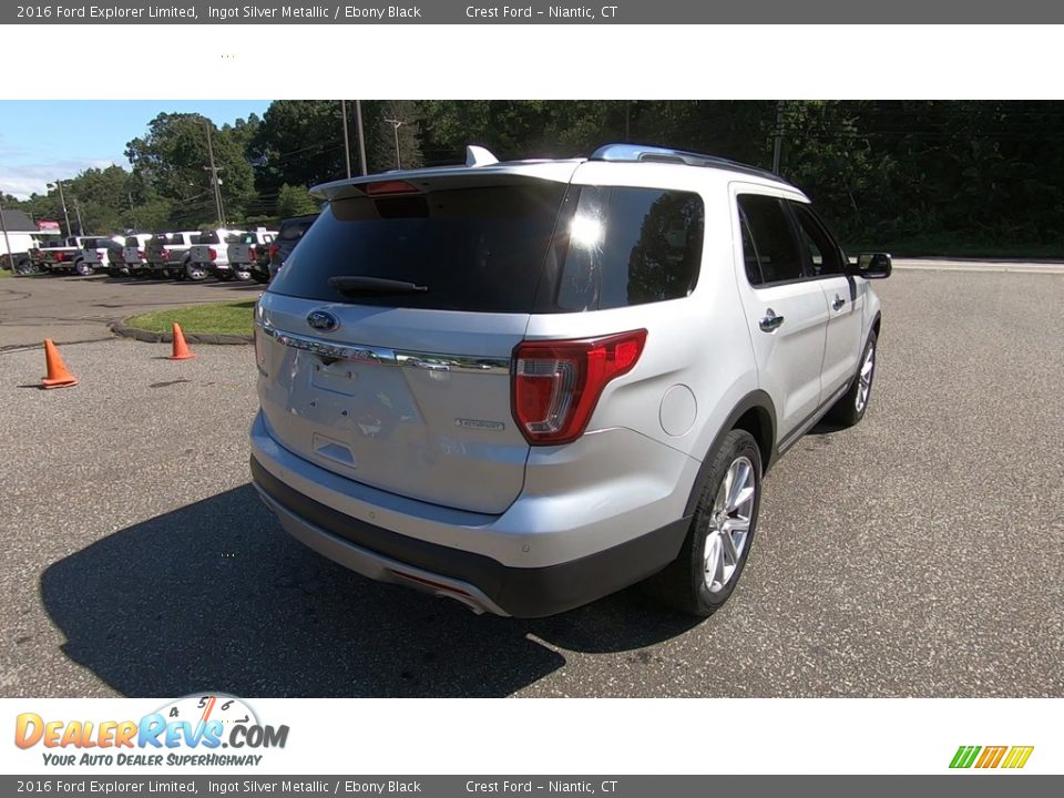 2016 Ford Explorer Limited Ingot Silver Metallic / Ebony Black Photo #7