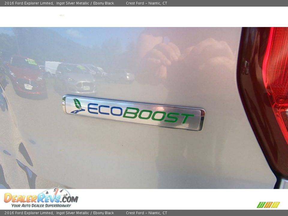 2016 Ford Explorer Limited Ingot Silver Metallic / Ebony Black Photo #9