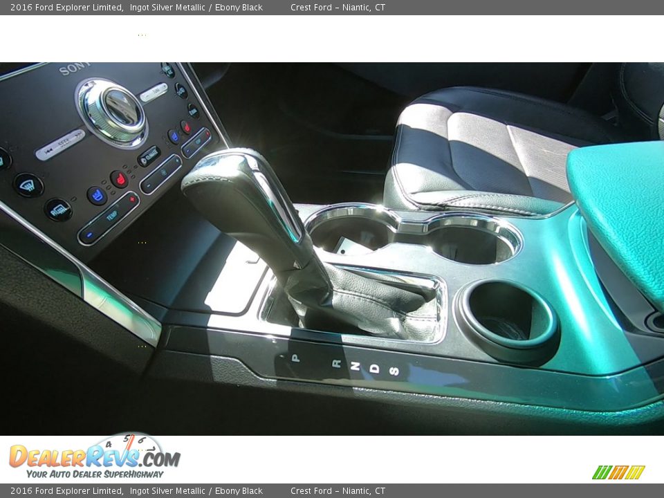 2016 Ford Explorer Limited Ingot Silver Metallic / Ebony Black Photo #17