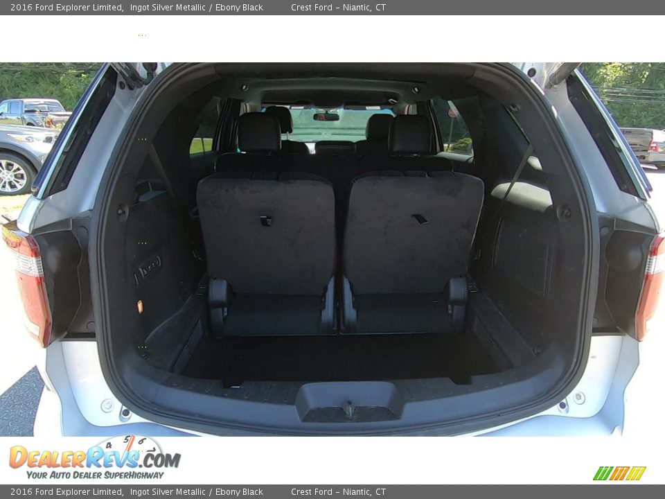 2016 Ford Explorer Limited Ingot Silver Metallic / Ebony Black Photo #21