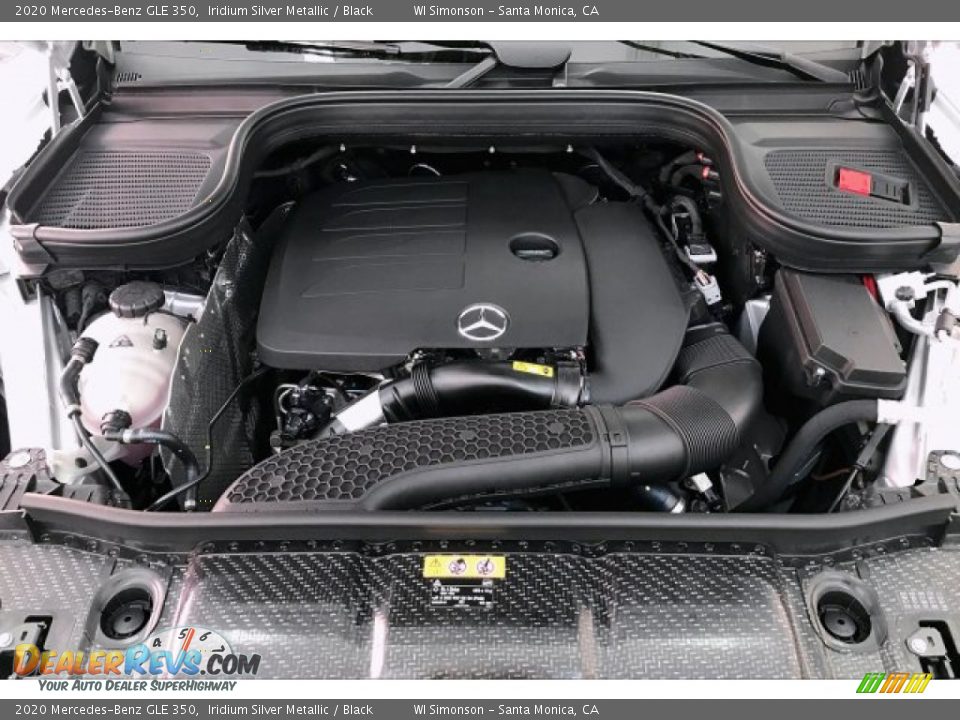 2020 Mercedes-Benz GLE 350 Iridium Silver Metallic / Black Photo #8