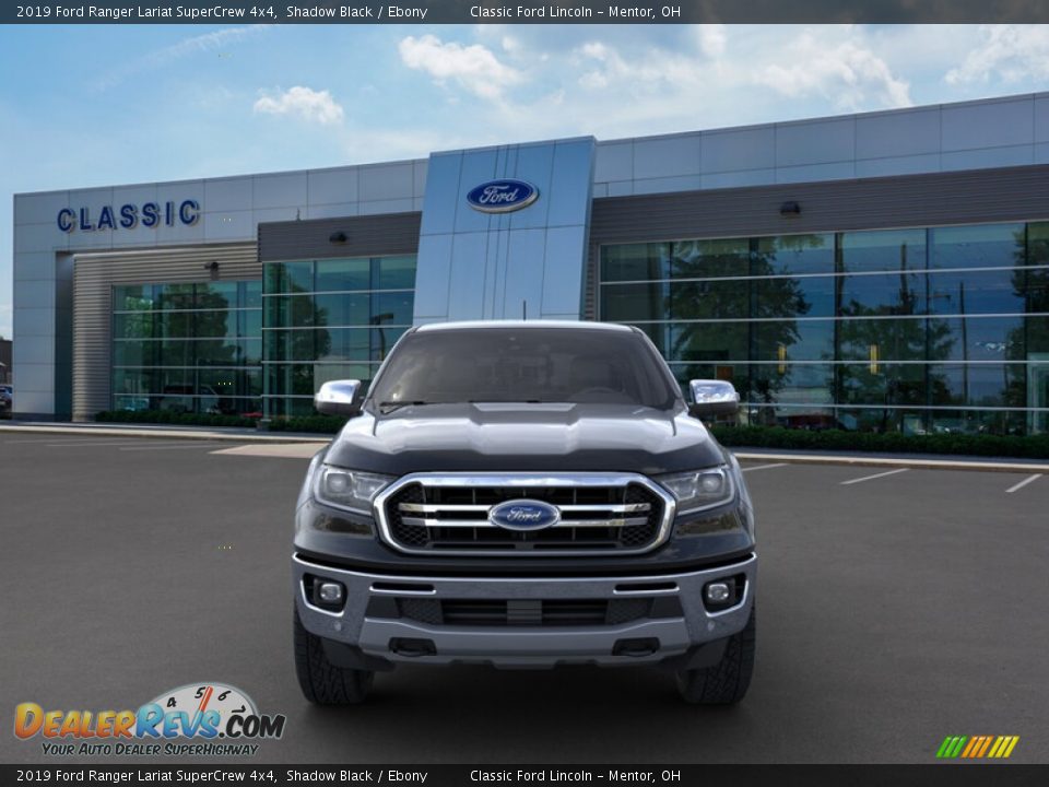 2019 Ford Ranger Lariat SuperCrew 4x4 Shadow Black / Ebony Photo #6