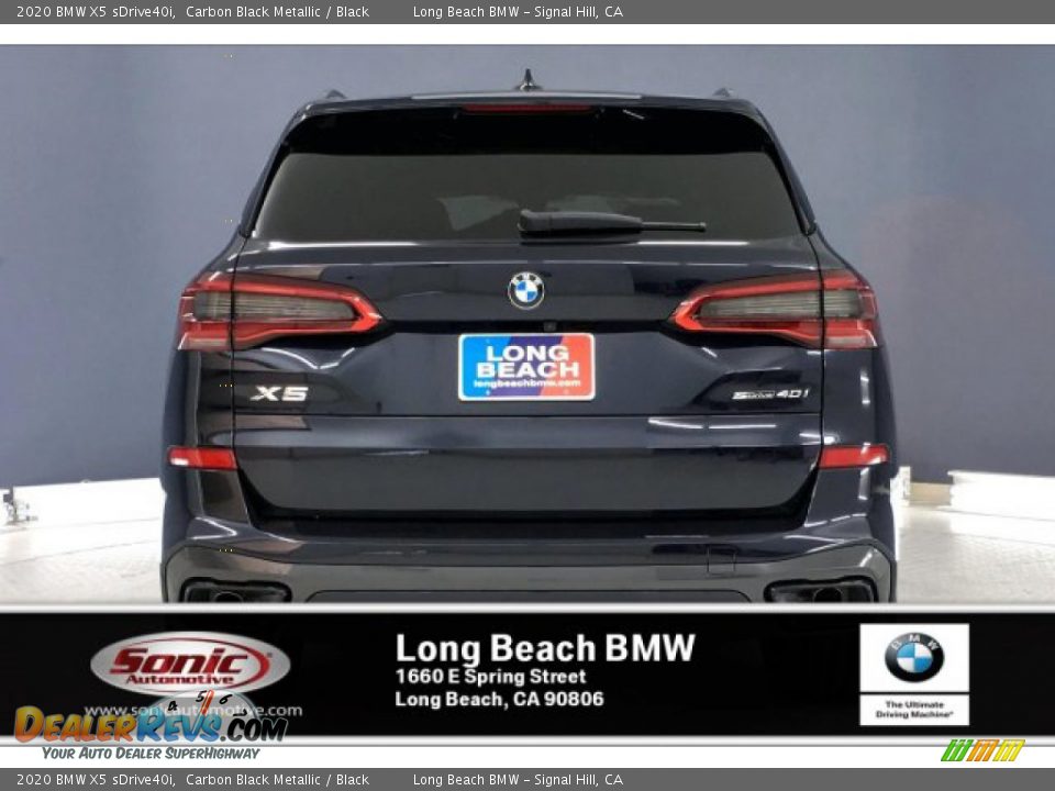 2020 BMW X5 sDrive40i Carbon Black Metallic / Black Photo #3