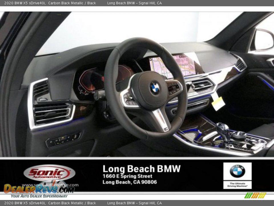 2020 BMW X5 sDrive40i Carbon Black Metallic / Black Photo #4