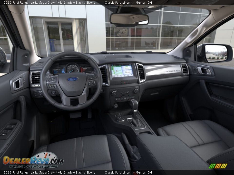 2019 Ford Ranger Lariat SuperCrew 4x4 Shadow Black / Ebony Photo #9