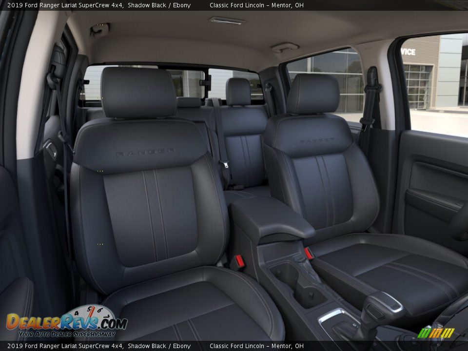 2019 Ford Ranger Lariat SuperCrew 4x4 Shadow Black / Ebony Photo #10