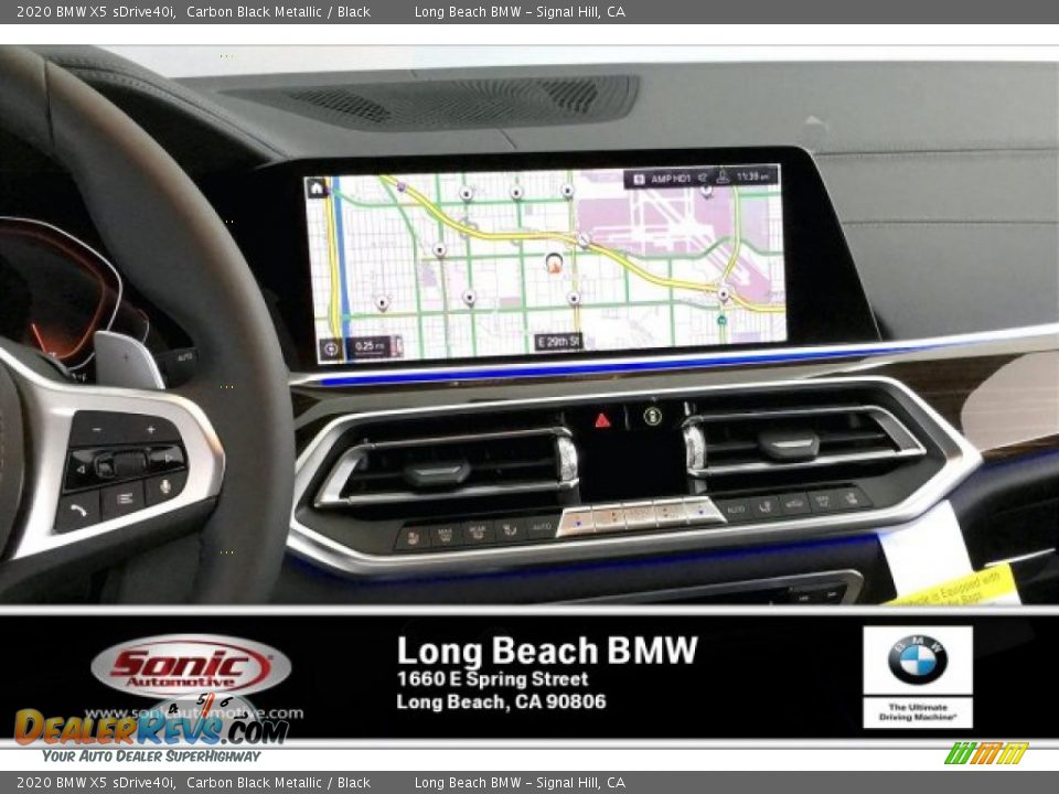 2020 BMW X5 sDrive40i Carbon Black Metallic / Black Photo #5