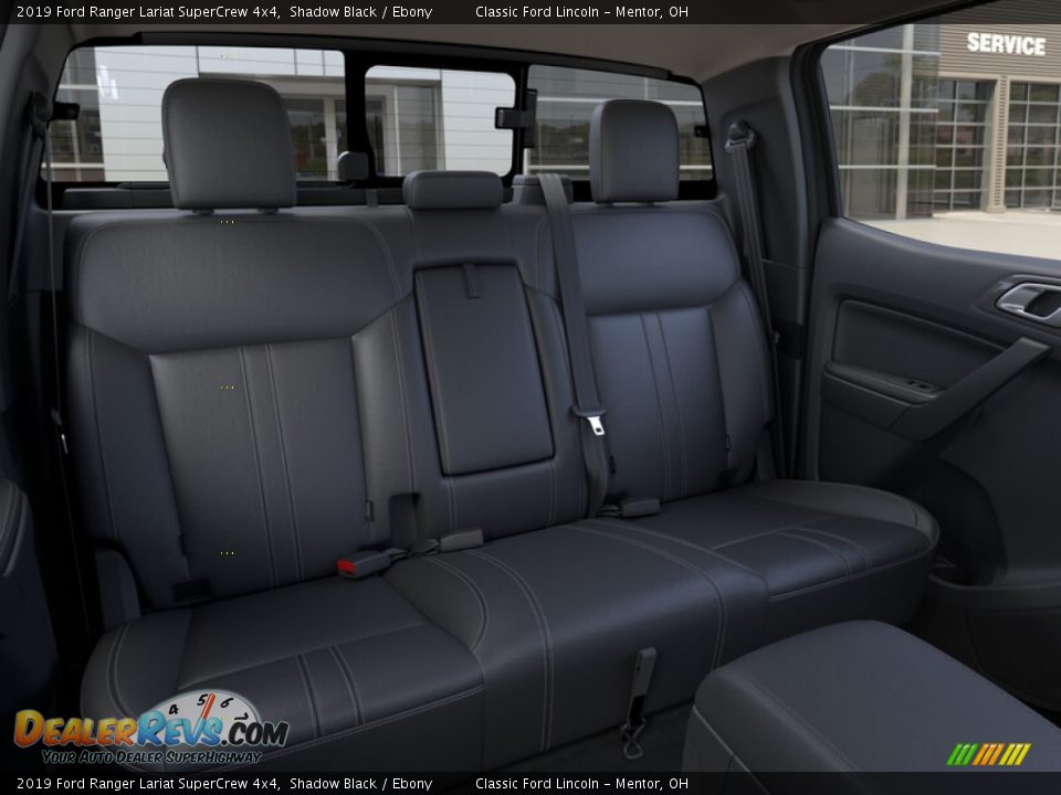2019 Ford Ranger Lariat SuperCrew 4x4 Shadow Black / Ebony Photo #11
