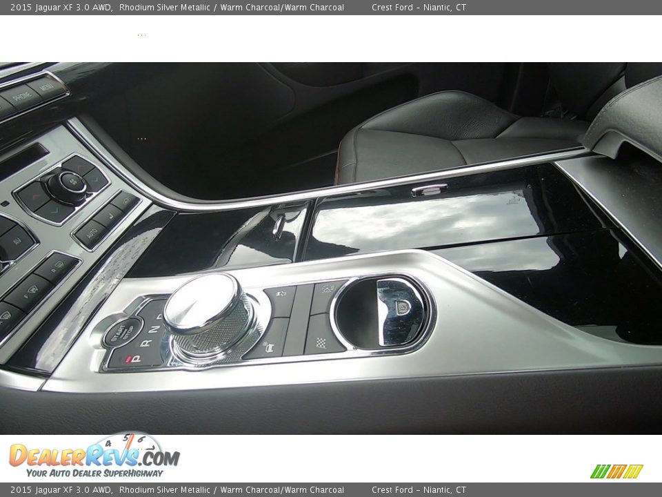 2015 Jaguar XF 3.0 AWD Rhodium Silver Metallic / Warm Charcoal/Warm Charcoal Photo #18