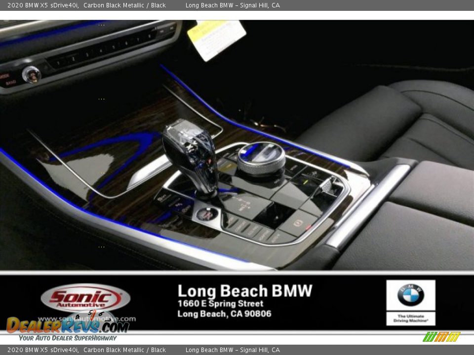 2020 BMW X5 sDrive40i Carbon Black Metallic / Black Photo #6