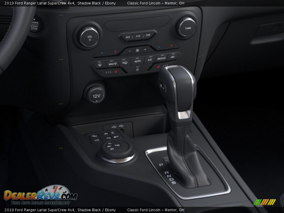 2019 Ford Ranger Lariat SuperCrew 4x4 Shadow Black / Ebony Photo #15