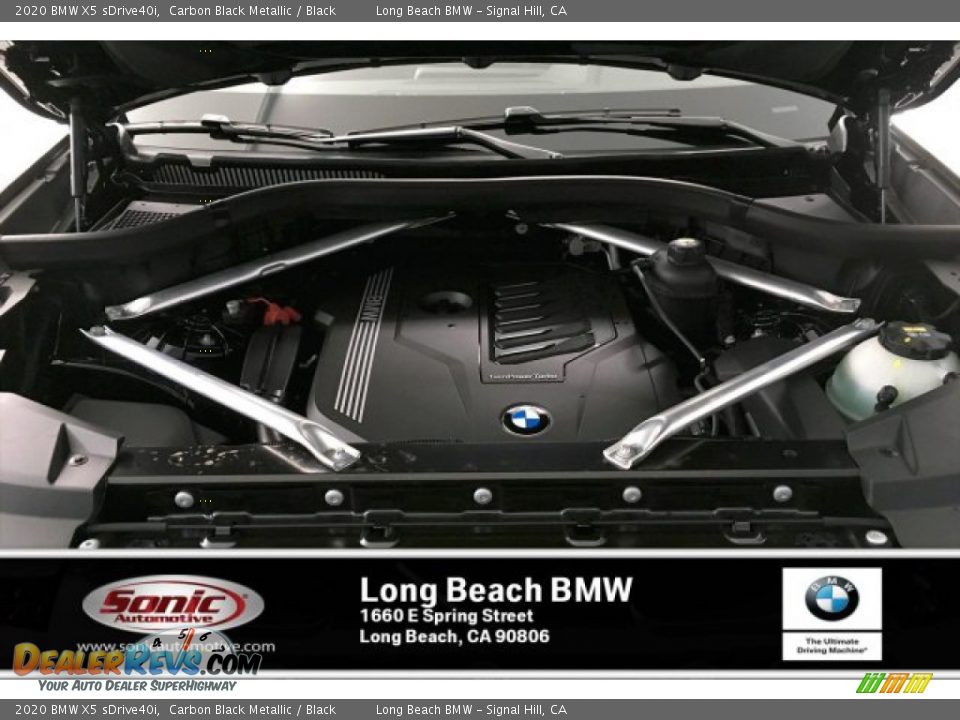 2020 BMW X5 sDrive40i Carbon Black Metallic / Black Photo #8