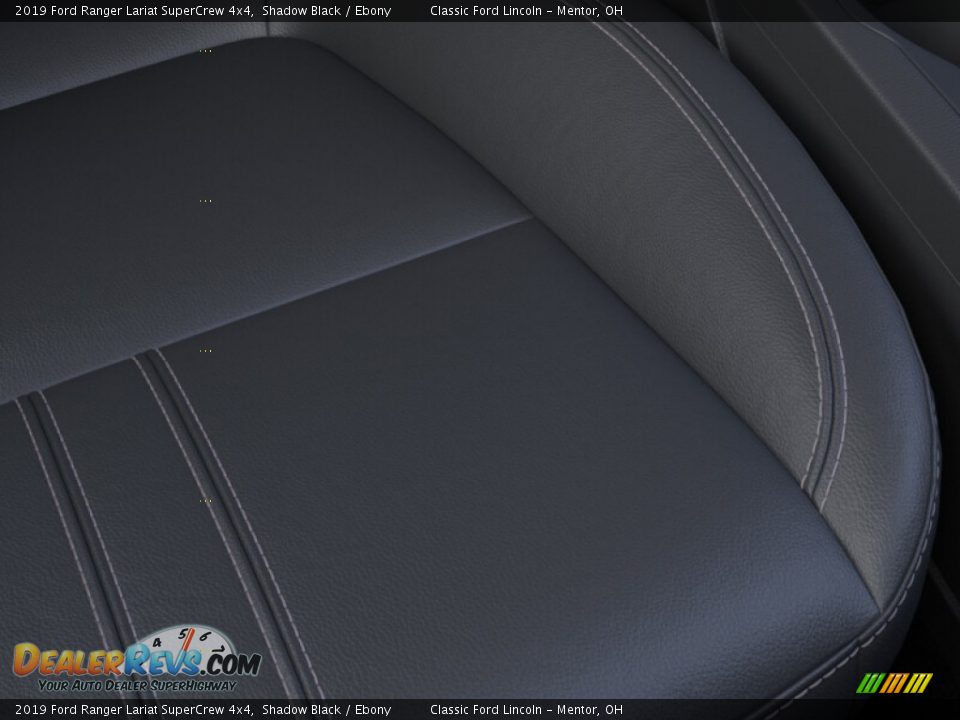 2019 Ford Ranger Lariat SuperCrew 4x4 Shadow Black / Ebony Photo #16