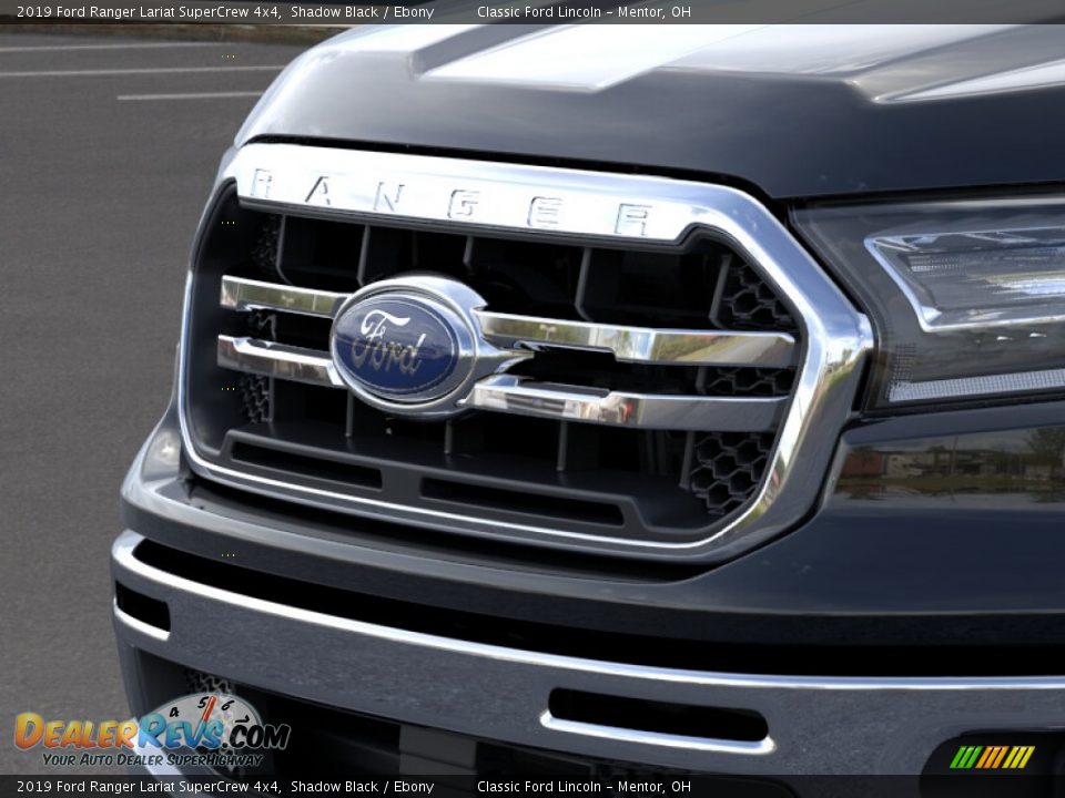 2019 Ford Ranger Lariat SuperCrew 4x4 Shadow Black / Ebony Photo #17