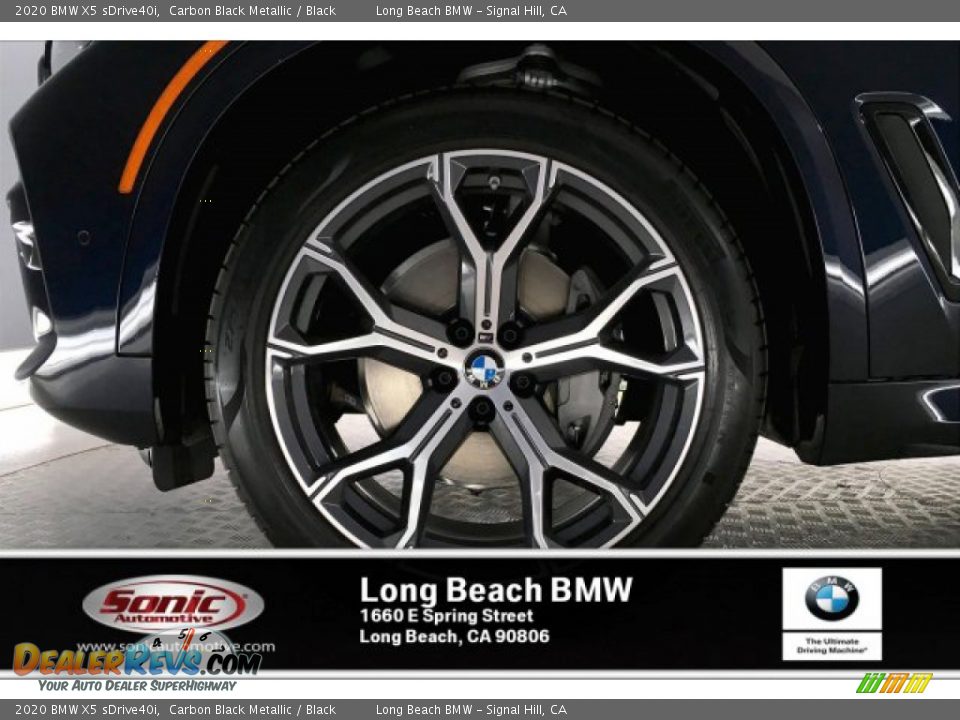 2020 BMW X5 sDrive40i Carbon Black Metallic / Black Photo #9