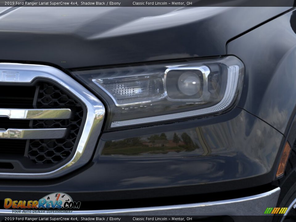 2019 Ford Ranger Lariat SuperCrew 4x4 Shadow Black / Ebony Photo #18