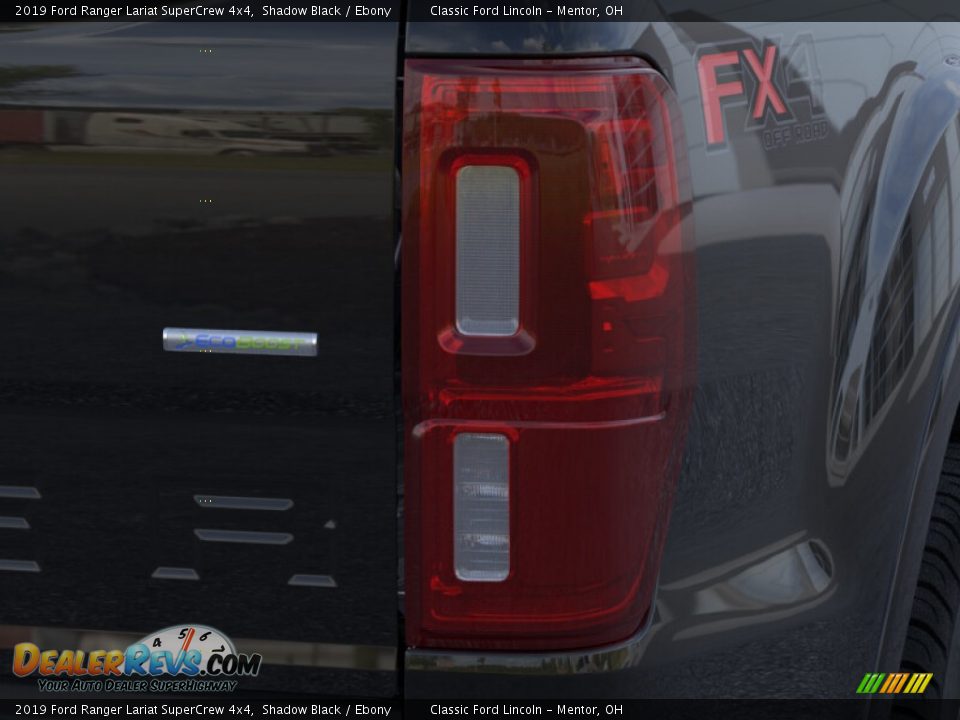 2019 Ford Ranger Lariat SuperCrew 4x4 Shadow Black / Ebony Photo #21