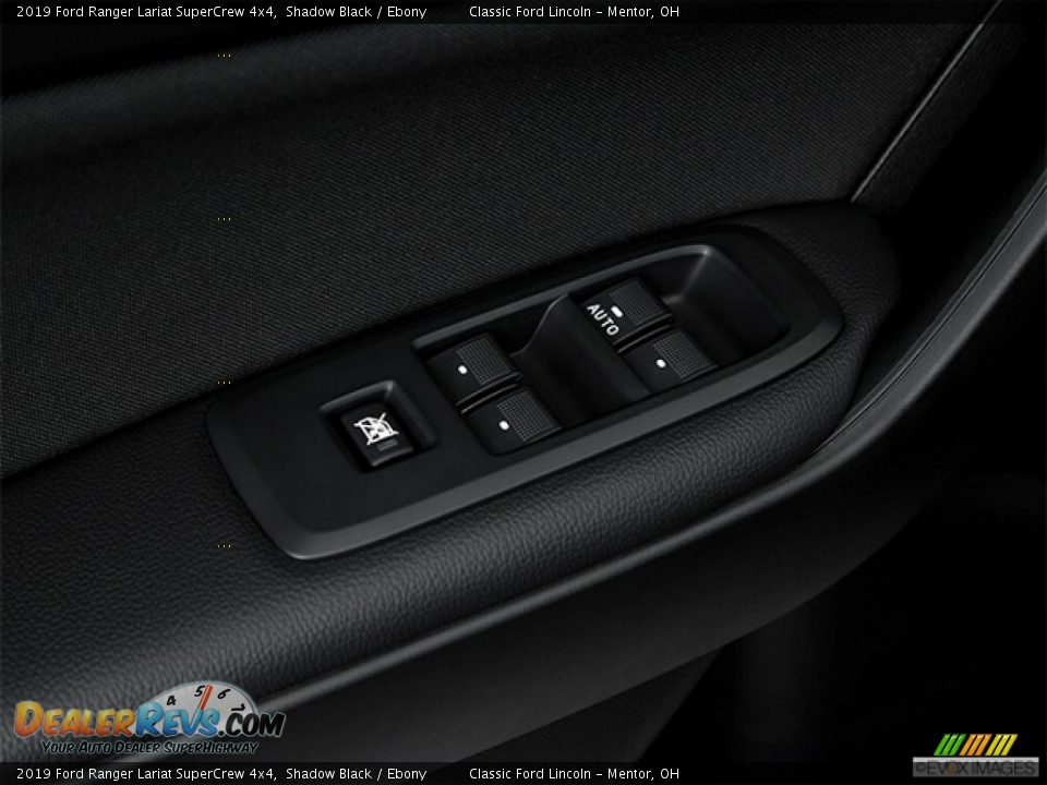 2019 Ford Ranger Lariat SuperCrew 4x4 Shadow Black / Ebony Photo #26
