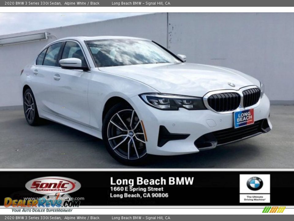 2020 BMW 3 Series 330i Sedan Alpine White / Black Photo #1
